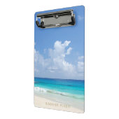 水エレガント色シーサイド波トレンディーテンプレート ミニクリップボード (アングル2)