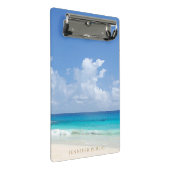 水エレガント色シーサイド波トレンディーテンプレート ミニクリップボード (アングル)