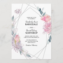 水エレガント色スケッチジオメト結婚リ