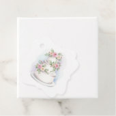 水エレガント色スタイル結婚ケーキメッセージカード フェイバータグ (インサイチュ)