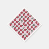 水エレガント色ストロベリーブデイパーティーナプキン スタンダードカクテルナプキン (角)