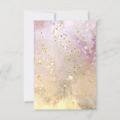 水エレガント色スプラッシュ |結婚式招待状 招待状 (裏面)