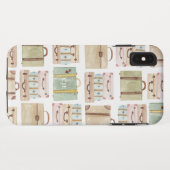 水エレガント色スーツケース荷物モノグラム Case-Mate iPhoneケース (裏面(横))