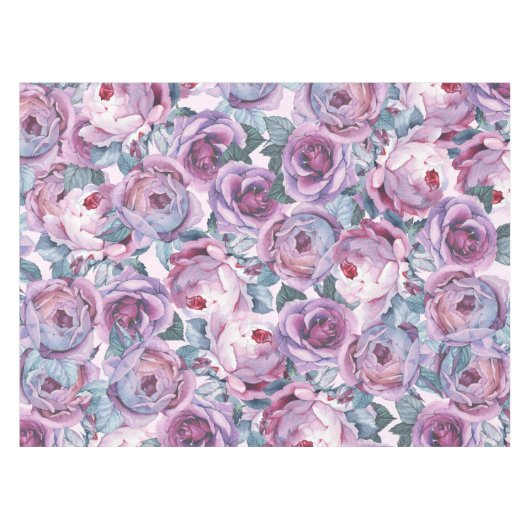 水エレガント色テーブルクロス紫色のホームデコール テーブルクロス (正面(横))