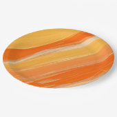 水エレガント色ハッピーハローウィン紙プレート ペーパープレート (アングル)