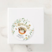 水エレガント色ハニービー赤ちゃんシャワーありがとう フェイバータグ (インサイチュ)