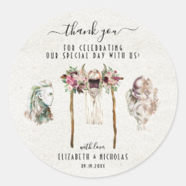 水エレガント色バイキング |結婚式の引き出物 ラウンドシール