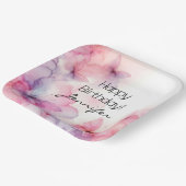 水エレガント色バタフライ紙プレート ペーパープレート (傾斜あり)