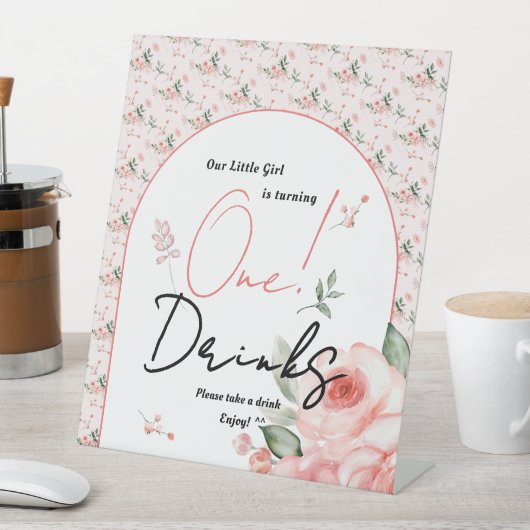 水エレガント色バラガール1stバースデードリンク 台座サイン (インサイチュ)