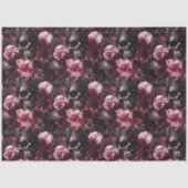 水エレガント色バラスカルハロウィーン 薄葉紙 (正面)