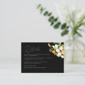 水エレガント色バラ金ゴールド緑 エンクロージャーカード (スタンド正面)