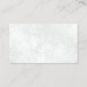 水エレガント色パインフェミニン枝 名刺 (裏面)