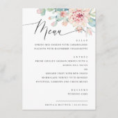 水エレガント色パステルフローラ結婚多肉症 メニュー (正面)