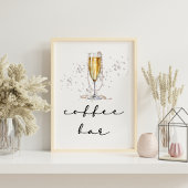 水エレガント色パール&プロセッコブライダルシャワー 台座サイン