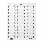 水エレガント色ピーコック ラベル (フルシート)