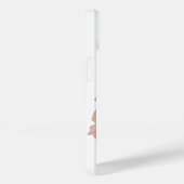 水エレガント色ピーチ花模様 Case-Mate iPhoneケース (裏面 / 右)