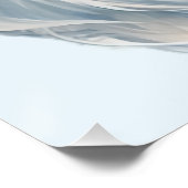 水エレガント色フクロウ ポスター (コーナー)