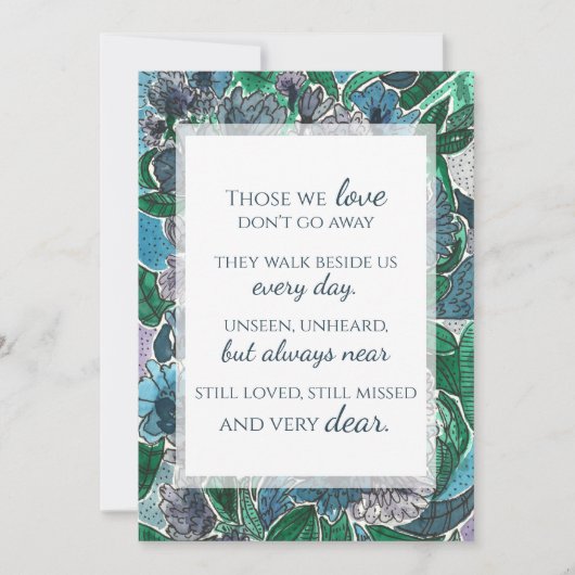 水エレガント色フラワーフレーム可能悔やみや弔慰 (正面)