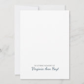 水エレガント色フラワーフレーム可能悔やみや弔慰 (裏面)