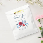 水エレガント色フローラあり結婚 フェイバーバッグ (封をした状態)