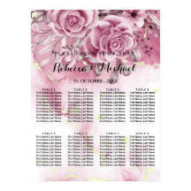 水エレガント色フローラの座席図