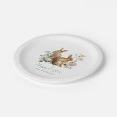 水エレガント色フローライースター ペーパープレート (アングル)