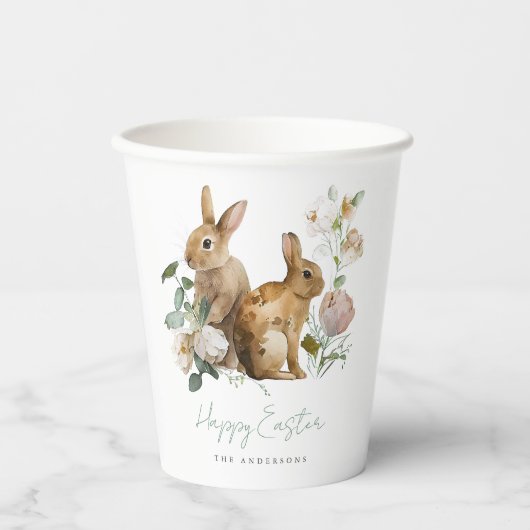 水エレガント色フローライースター 紙コップ (正面)