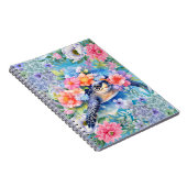 水エレガント色フローラウミガメ手帳 ノートブック (右側)