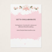 水エレガント色フローラカスタムイヤリングディスプレイ (裏面)