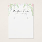 水エレガント色フローラカスタムイヤリングディスプレイ (正面)