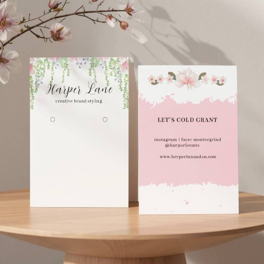 水エレガント色フローラカスタムイヤリングディスプレイ