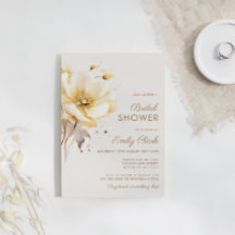 水エレガント色フローラデリケートブライダルシャワー