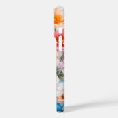 水エレガント色フローラパッテンデザイン Case-Mate iPhoneケース (裏面 / 左)