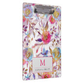 水エレガント色フローラピンク、金ゴールド、白 クリップボード (右)