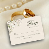 水エレガント色フローラフォト結婚ズ 出欠カード