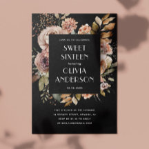 水エレガント色フローラブラック甘い16 16