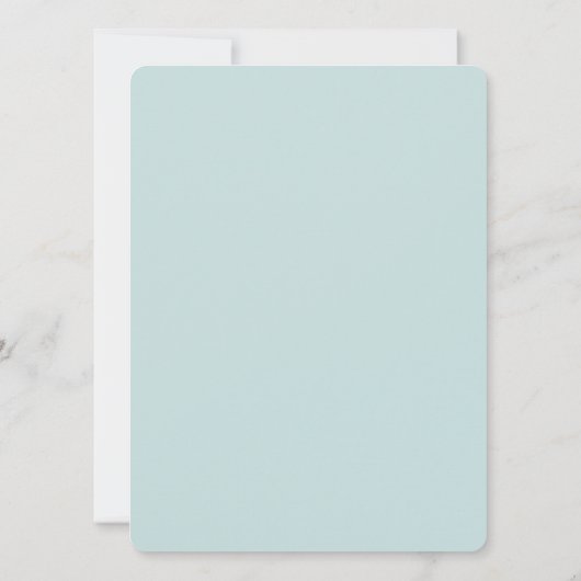 水エレガント色フローラブーケ結婚ーズ セーブザデート (裏面)