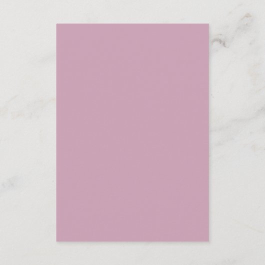 水エレガント色フローラロマンチック結婚カップル エンクロージャーカード (裏面)