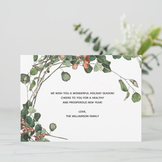 水エレガント色フローラ休日 シーズンカード (スタンド正面)