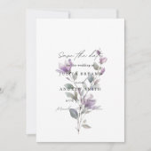 水エレガント色フローラ写真 セーブザデート (正面)