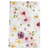 水エレガント色フローラ抱き枕 ミディアムペーパーバッグ (裏面)