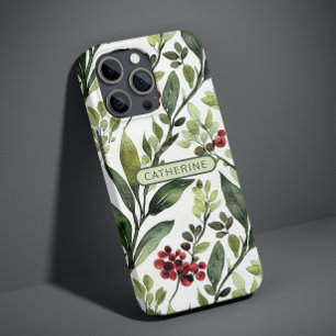 水エレガント色フローラ植物名 Case-Mate iPhone 14ケース