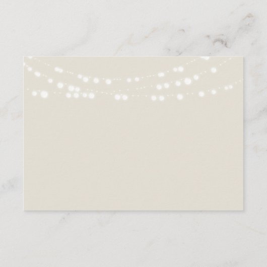 水エレガント色フローラ秋の結婚式詳細 エンクロージャーカード (裏面)