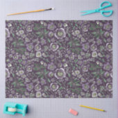 水エレガント色フローラ紫ティッシュペーパー 薄葉紙 (クラフト)