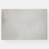 水エレガント色フローラ結婚ズゲストブック ゲストブック (裏面)