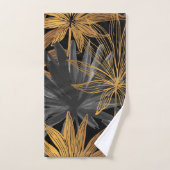 水エレガント色フローラ装飾的な目引き バスタオルセット (ハンドタオル)