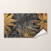 水エレガント色フローラ装飾的な目引き バスタオルセット (ハンドタオル)