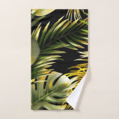 水エレガント色フローラ装飾的な目引き バスタオルセット (ハンドタオル)