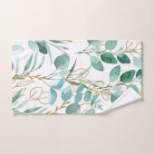 水エレガント色フローラ装飾的な目引き バスタオルセット (ハンドタオル)