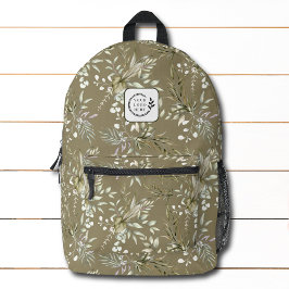 水エレガント色フローラ追加ロ企業のゴ プリントバックパック
